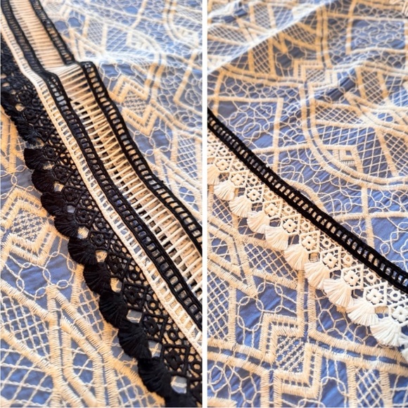 Gianni Bini Tiered blue dress size 4 - Picture 16 of 16